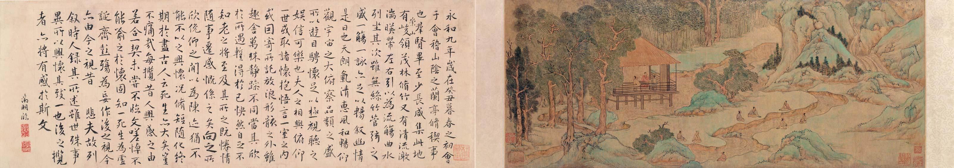 明 文徵明 蘭亭修禊圖 北京故宮博物院藏