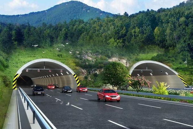 小嶺隧道(位於濟南市二環東路南延工程中段的隧道) 小嶺隧道(位於濟南市二環東路南延工程中段的隧道)