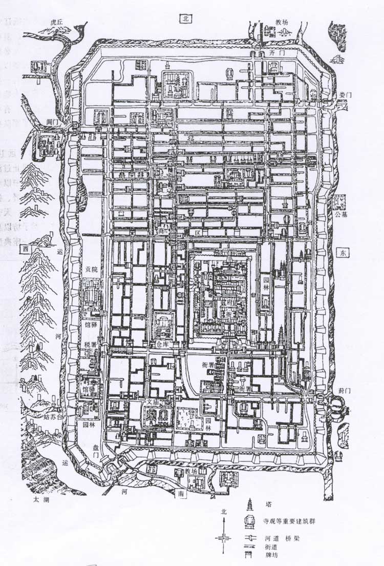蘇州古城地圖