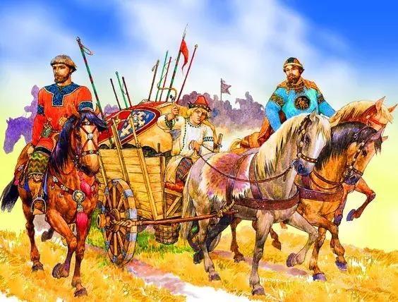 羅斯人並不使用騎兵 僅僅是將馬匹作為代步工具