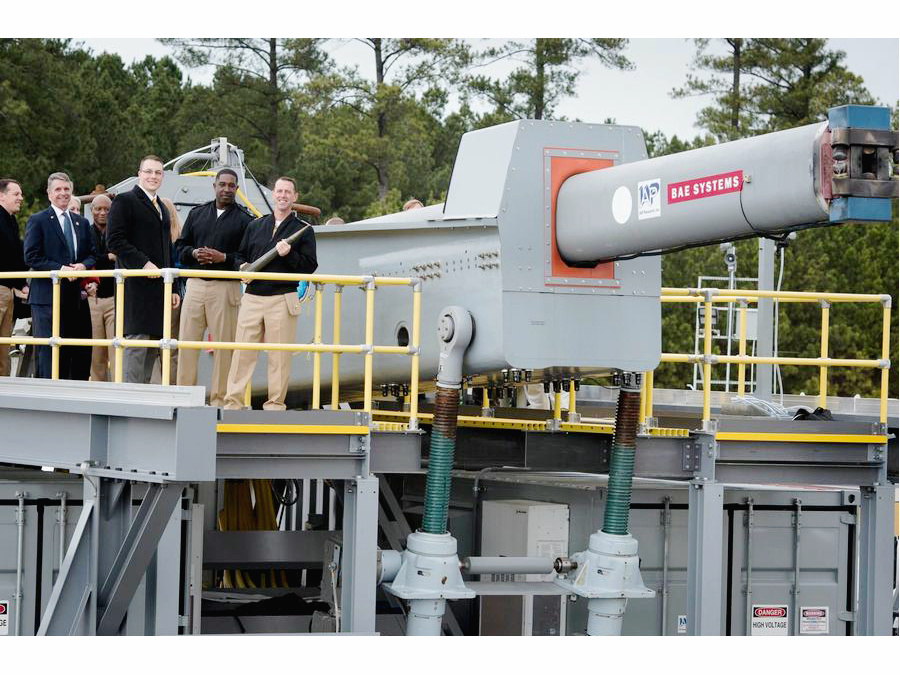 美國首門電磁炮原型將進行海試