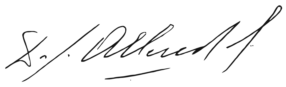 薩爾瓦多·阿連德的親筆簽名