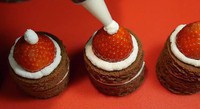 聖誕節草莓帽蛋糕