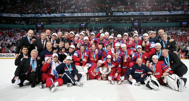 俄羅斯男冰獲得2012年世界冰球錦標賽冠軍
