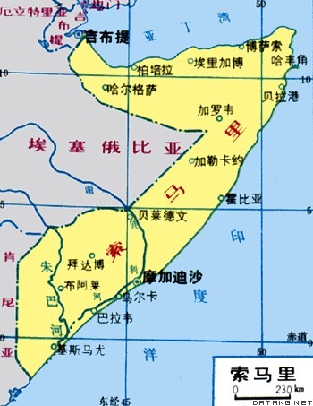 索馬里地圖