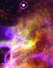 15,000年前爆炸的超新星產生的衝激波