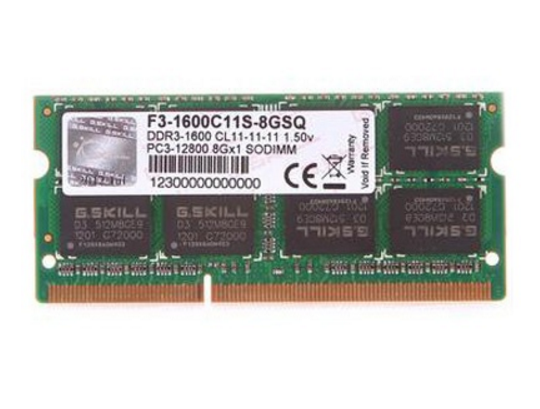 芝奇8GB DDR3 1600(F3-1600C11S-8GSQ) 芝奇8GB DDR3 1600(F3-1600C11S-8GSQ)