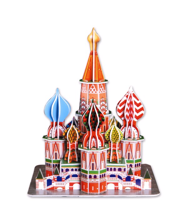 Q書架·愛拼·3D益智手工：俄羅斯瓦西里大教堂
