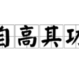 自高其功