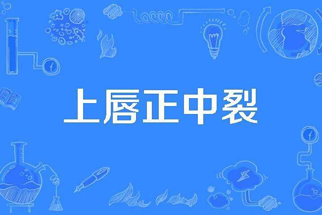 上唇正中裂