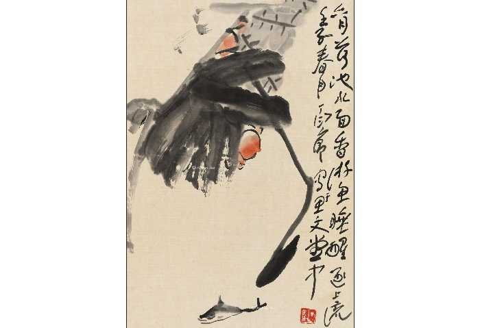 荷池游魚 荷池游魚