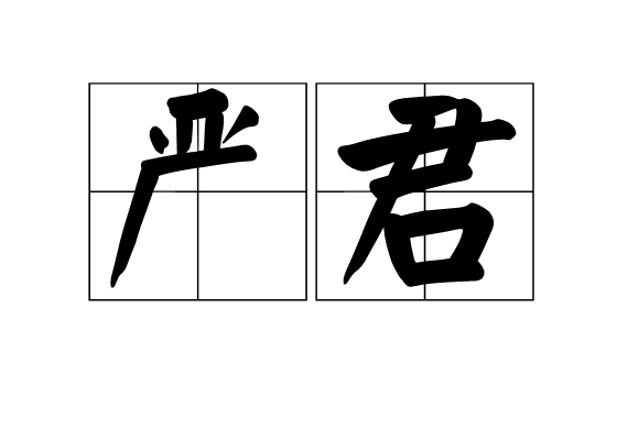 嚴君(漢語辭彙)