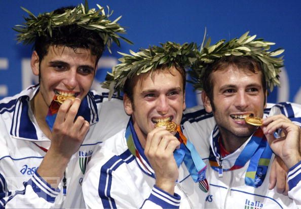 2008年北京奧運會獲得男子花劍團體金牌