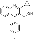 2-環丙基-4-（4-氟苯基）-3-喹啉甲醇
