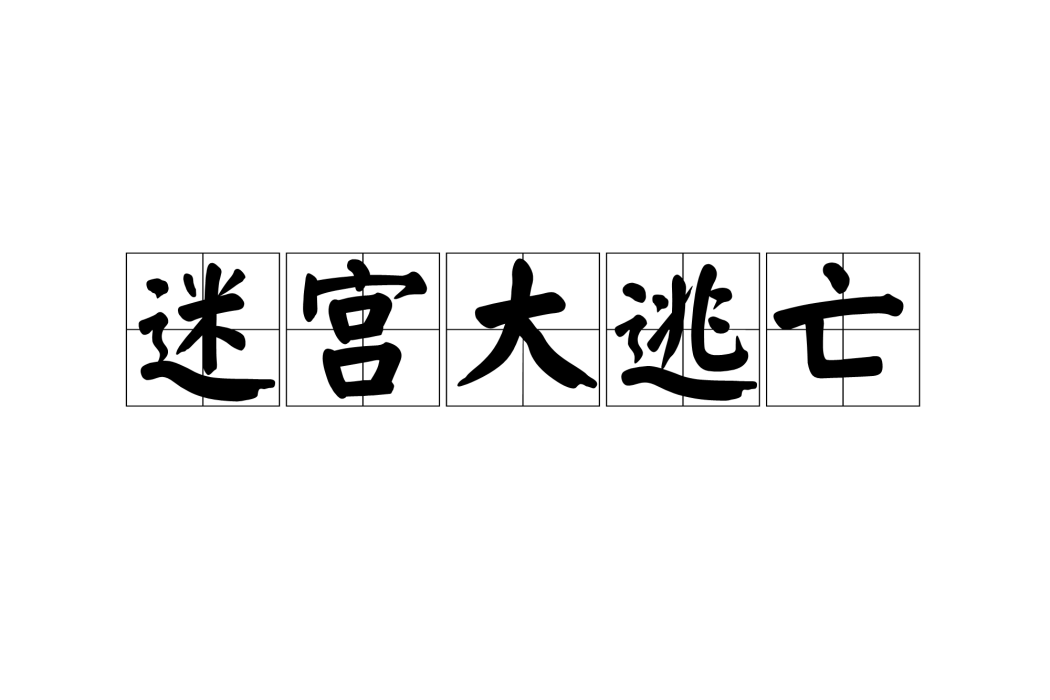 迷宮大逃亡 迷宮大逃亡
