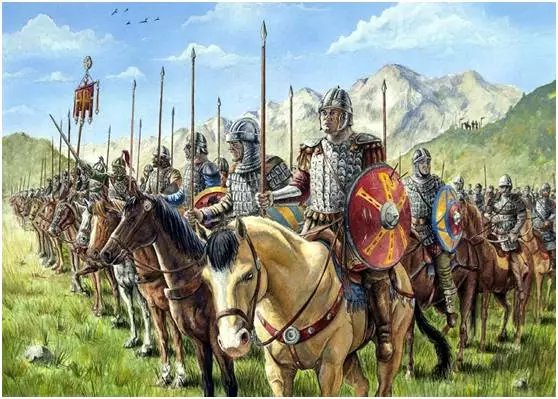 晚期羅馬帝國的騎兵部隊