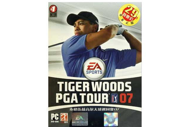 DVD-R泰格伍茲高爾夫球巡迴賽07