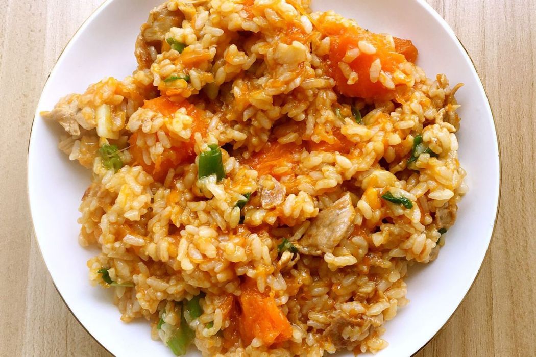 南瓜炒飯 南瓜炒飯