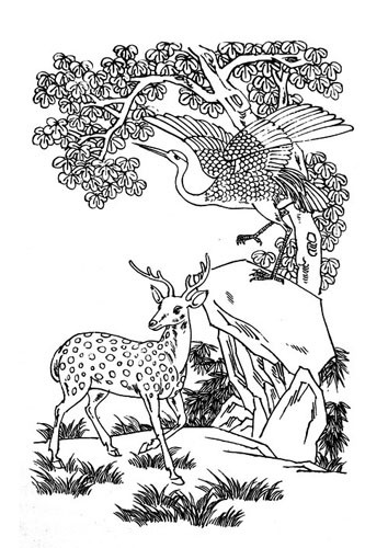 鶴鹿同春(中國傳統吉祥圖案)