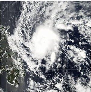 熱帶風暴洛克雲圖