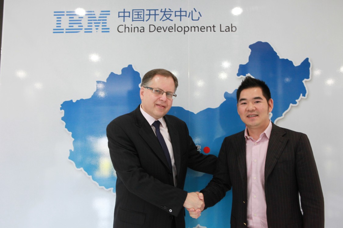 陳少華與IBM全球副總裁會晤