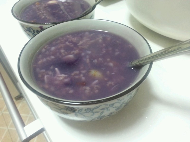 香甜紫薯粥