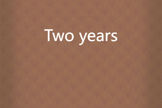 Two years Two years