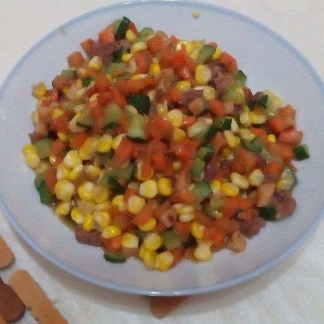 玉米炒肉丁 玉米炒肉丁