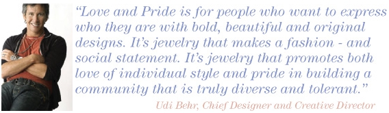 Love and Pride首席設計師 Udi Behr