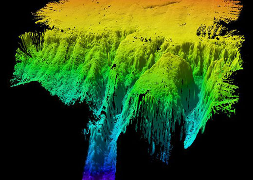 聲納探測到的印度洋深海微大陸