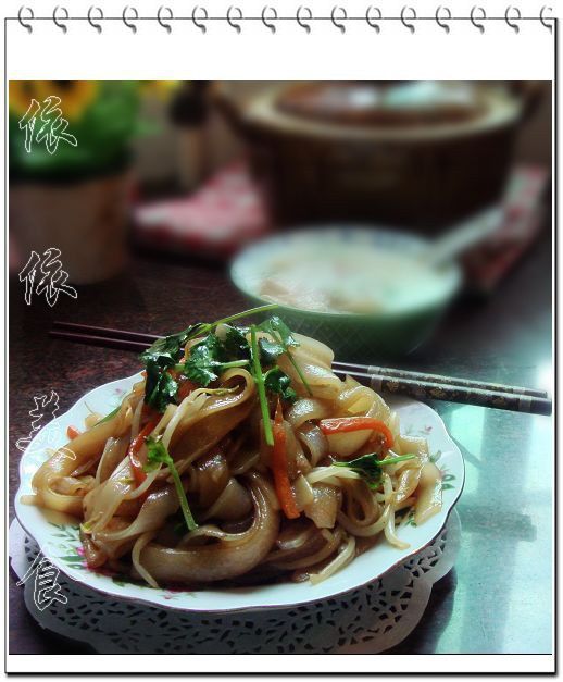 齋炒粿條 齋炒粿條