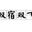 雙宿雙飛(漢語詞語) 雙宿雙飛(漢語詞語)