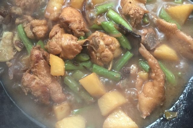 豇豆雞塊 豇豆雞塊