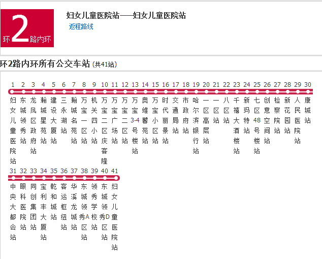 大慶公交環2路 大慶公交環2路