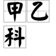 甲乙科 甲乙科