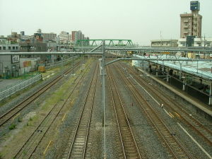 京阪電氣鐵道京阪本線的四線路段