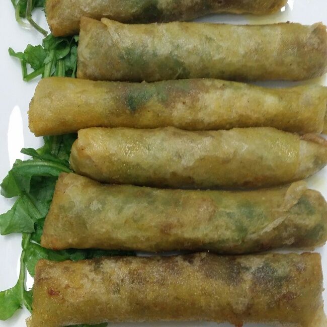灌湯薺菜春卷 灌湯薺菜春卷