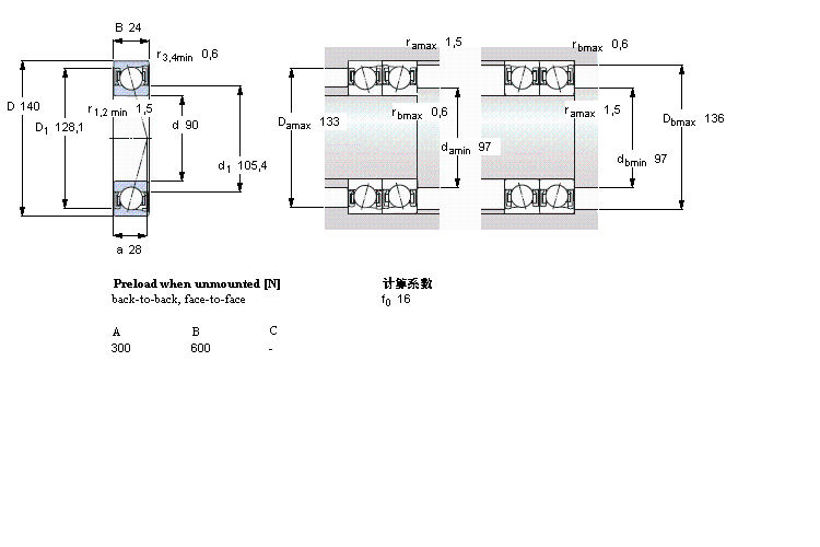 SKF S7018CD/HCP4A軸承 SKF S7018CD/HCP4A軸承