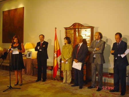 2009年董燕生獲“西班牙藝術文化獎章”