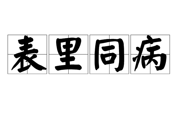 表里同病 表里同病