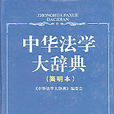 中華法學大辭典