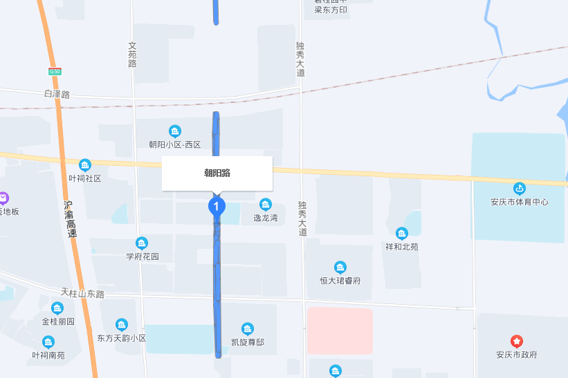 朝陽路(中國安徽省安慶市宜秀區境內道路) 朝陽路(中國安徽省安慶市宜秀區境內道路)