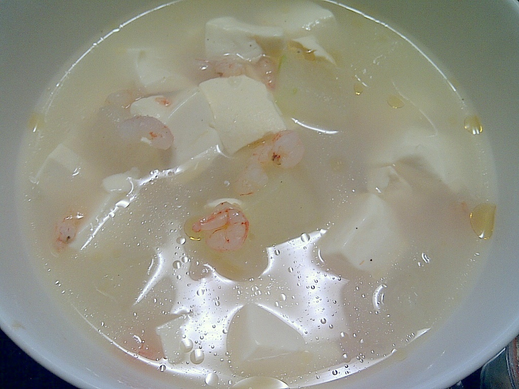 冬瓜蝦仁豆腐湯