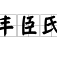 豐臣氏 豐臣氏