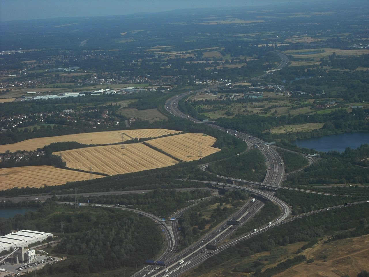 M4高速公路與M25高速公路交會