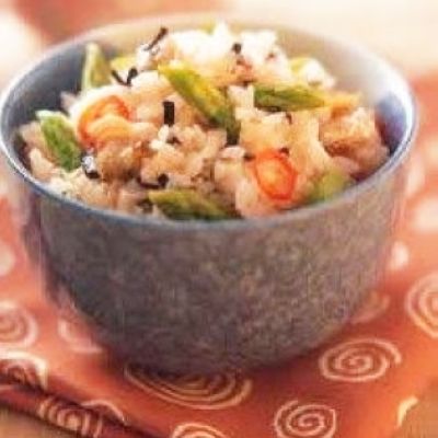 蘆筍蛤蜊飯 蘆筍蛤蜊飯