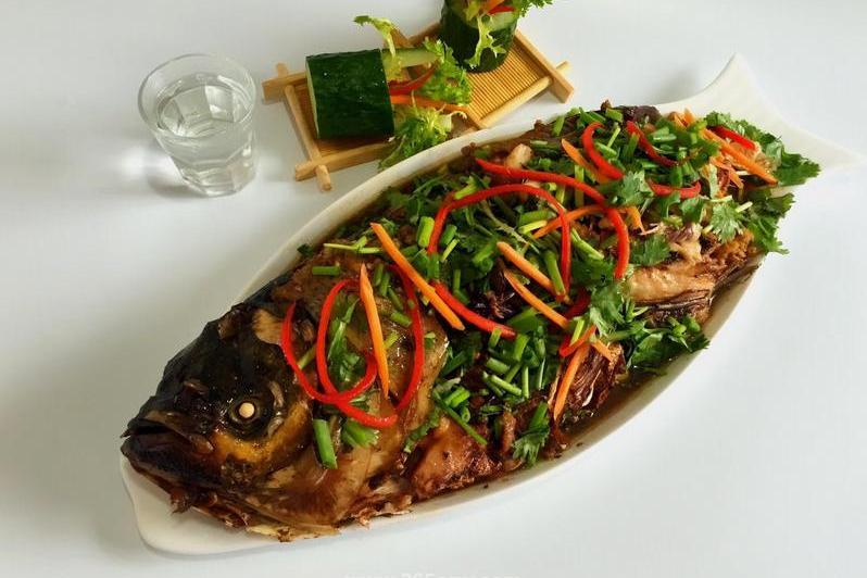 草魚燉鹹菜 草魚燉鹹菜