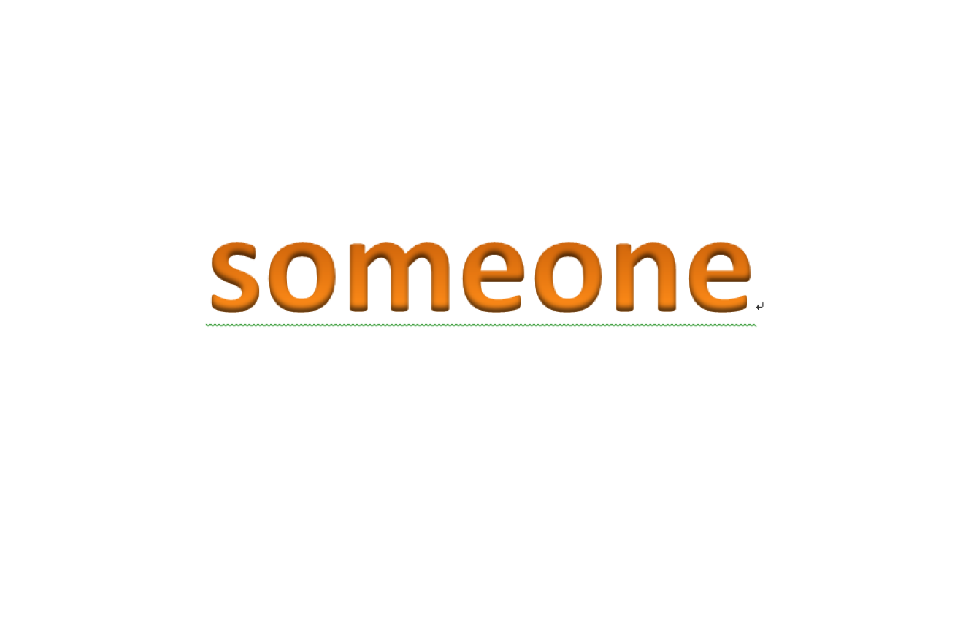 Someone(英文單詞)