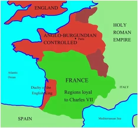 英國與勃艮第的同盟 讓法國的瓦盧瓦王室日益艱難