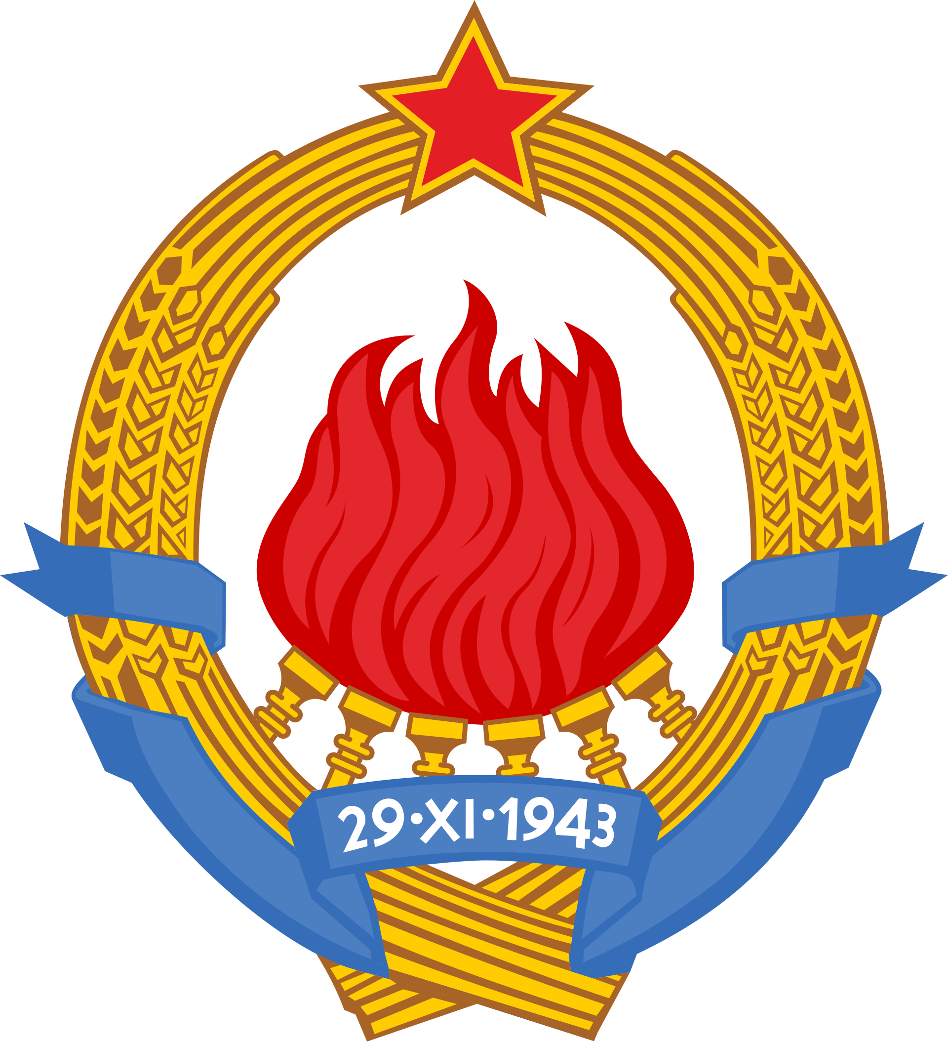 南斯拉夫社會主義联邦共和國國徽